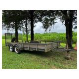 16' tandem axle utility trailer,