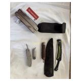 CRKT Clark Fork, 1 small knife, stag knife, US
