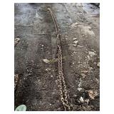 Heavy duty tow chain with hook on both ends- 19'