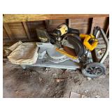 Ridgid saw table/dolly with DeWalt miter saw