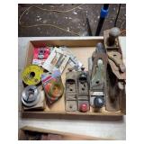 Box with masonry tools, Box of wood vintage