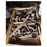 2 adjustable welding clamps, various black smith