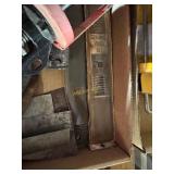 2-  Vintage files for wood working, 2- caulk