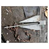 Boat anchor, fluke type