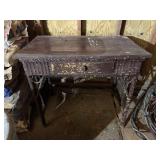 Vintage wicker desk