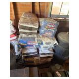 4- bags of ice salt melter with 2- partial used,