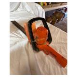 black and Decker 16' hedge trimmer, orange
