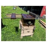 Craftsman 1HP tables with fence and adjustable