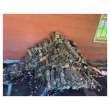1/2 cord of tiger log- 3 hr logs that give off