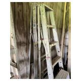 2- 6' Werner A-frame ladders, 1- 3' step