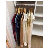 10- Silk Blouses, Various Colors, Size Medium