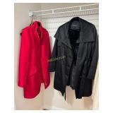 Jones New York Large Black 3/4 Length Fall/Winter