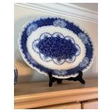 Antique W. H. Grindley Marlborough Flow Blue