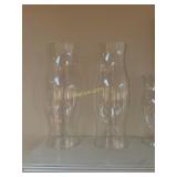 Pair of 19ï¿½ Hurricane Candle Shades, Pair of 14ï¿½