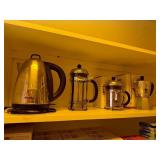 Aroma Electric Kettle, Bodum French Press Large