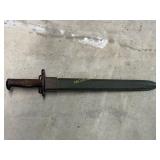 USN MK1 1906 WW1 Bayonet with Scabbard US 80720