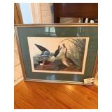 Ducks Unlimited- Style ï¿½Etched Duckï¿½ Mirror in