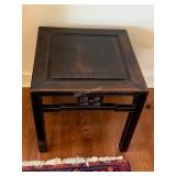 Vintage Chinese Hardwood Side Table, Measures: