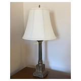 Brass Corinthian Column Table Lamps