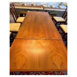 Danish Teak Extendable Dining Table,
