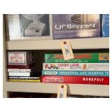 Shelf of Card and Board Games, Scrabble,