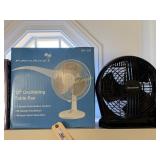 Palm Aire 12ï¿½ Oscillating 3 Speed Table Fan, Dura
