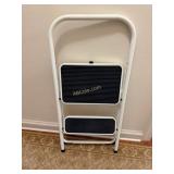 White 2 Tier Step ladder