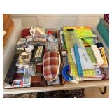 4 Flats of Sewing and Craft Supplies