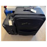 Black Travel Pro 21ï¿½W x 12ï¿½D x 31ï¿½H Suitcase on