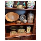 Hand Turned Wooden Bowl on Picture Stand, Hand