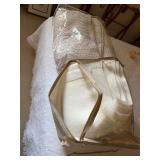 100% Acrylic White Blanket Cream Colored King