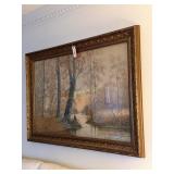 Framed Painting by Raphael/ Sensemon Watercolor,