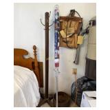 Hall Tree with American Flag and Heavy Aluminum