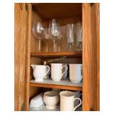 Champagne Fluters, Wine Glasses, Coffee Mugs,