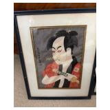 Pair of Oriental Silk Art Pictures with Silk