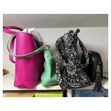 Michael Kohrs Pink Handbag, Teal Green ï¿½The Sackï¿½