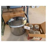 Medium Size Box of Jelly Jars, Box with 4pc Mason