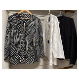 Chicos Travelers Collection Jacket, Size 2,