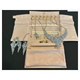 Foling Jewelry Organizer with Necklaces