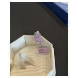 Swarovski Crystal Earrings/ Capstalline Ballpoint