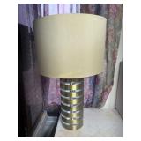 Greek Key Table Lamp, Gold Finish, 24ï¿½ Tall with