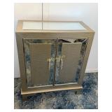 Michael Amini Hollywood Swank Accent Cabinet in a