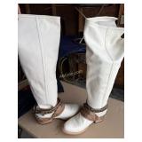 Freebird Handmade Boots Rondondo Beige Size 10