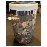 Digital Coin Counting Money Jar with Coins, Total