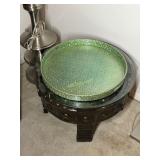 A Traditional Indian Chakki Table- Hand Carved