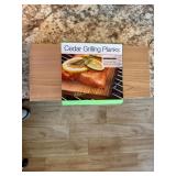 4pc Wooden Serving Board Set with Stand, Crate