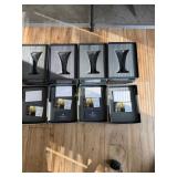 4 Waterford Crystal ï¿½Best Wishesï¿½ 6ï¿½ Vases in