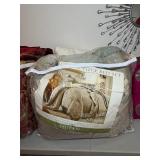 Olympia Queen Size Comforter Set Olive Green/Gold