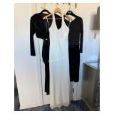 Might Way White Halter Neck Formal Dress- Size