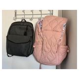 Vera Bradley Pink Big Zipper Backpack, Tumi Dark